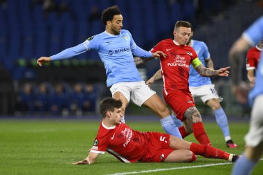 S.S. LAZIO takımından Felipe Anderson, 7 Mart 2023 'te Roma' daki Stadio Olimpico 'da S.S. Lazio ve AZ Alkmaar arasında oynanan UEFA Avrupa Konferans Ligi' nin 16. - Fotoğraf: Domenico Cippitelli / LiveMedi