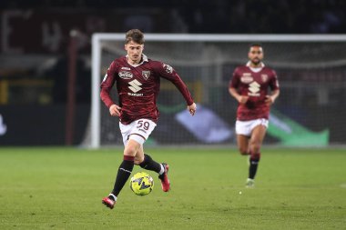 Alexey Miranchuk (Torino FC) İtalya 'nın Torin şehrindeki Olimpico Grande Torino Stadyumu' nda oynanan maçta Torino FC - Claudio Benedett