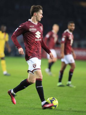 Alexey Miranchuk (Torino FC) İtalya 'nın Torin şehrindeki Olimpico Grande Torino Stadyumu' nda oynanan maçta Torino FC - Claudio Benedett
