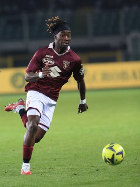 İtalya futbolu sırasında Yann Karamoh (Torino FC) Torino FC - Bologna FC maçı Torin, İtalya 'da Olimpico Grande Torino stadyumunda, Mart 06, 2023 - Fotoğraf: Claudio Benedett