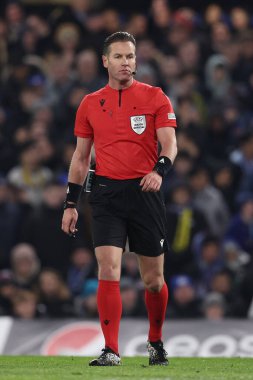 Hakem Danny Makkelie (NED) UEFA Şampiyonlar Ligi Chelsea FC - Borussia Dortmund maçında Londra 'daki Stamford Köprüsü' nde, 07 Mart 2023 - Fotoğraf: Francesco Scaccianoc