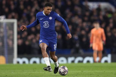 Chelsea FC 'den Wesley Fofana, UEFA Şampiyonlar Ligi Chelsea FC - Borussia Dortmund maçında Londra' daki Stamford Köprüsü 'nde, 07 Mart 2023 - Fotoğraf: Francesco Scaccianoc