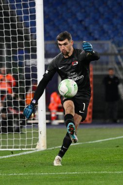 Matteo Ryan (AZ Alkmaar) UEFA Konferans Ligi 2022 / 2023 futbol karşılaşmasında SS Lazio ve AZ Alkmaar arasında 06 Mart 2023 'te Roma Olimpiyat Stadyumu' nda oynanan karşılaşmada. - Fotoğraf: Fabrizio Corradetti / LiveMedi