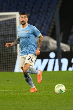 Mattia Zaccagni (SS Lazio) UEFA Konferans Ligi 2022 / 2023 futbol karşılaşması sırasında SS Lazio ve AZ Alkmaar arasında 06 Mart 2023 'te Roma' daki Olimpiyat Stadyumu 'nda oynanmıştır. - Fotoğraf: Fabrizio Corradetti / LiveMedi