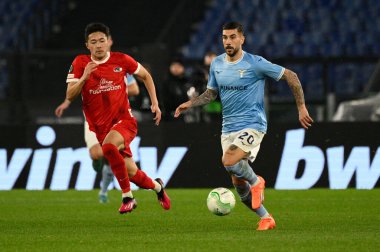 Mattia Zaccagni (SS Lazio) UEFA Konferans Ligi 2022 / 2023 futbol karşılaşması sırasında SS Lazio ve AZ Alkmaar arasında 06 Mart 2023 'te Roma' daki Olimpiyat Stadyumu 'nda oynanmıştır. - Fotoğraf: Fabrizio Corradetti / LiveMedi