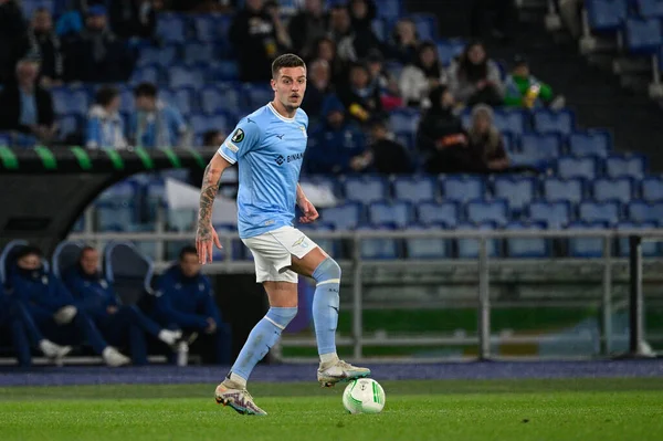 Sergej Milinkovic Savic Lazio Während Des Uefa Conference League 2022 — Stockfoto