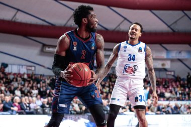 Jordan Parks (Umana Reyer Venezia) basketbol şampiyonasında Umana Reyer Venezia, Germani Basket Brescia 'ya karşı Venedik' teki Palasport Taliercio 'da, 08 Mart 2023 - Fotoğraf: Mattia Radon