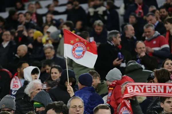 Bayern Munich Fans Uefa Champions League Football Match Bayern Munich — стокове фото