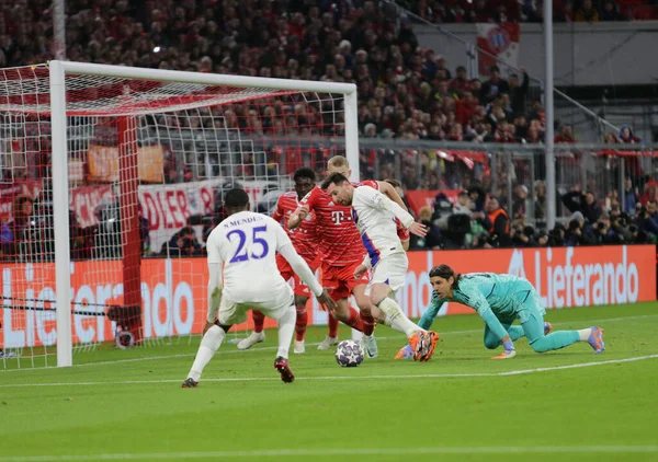 Fc Paris 'ten Lionel Messi Uefa Şampiyonlar Ligi, Fc Bayern Münih ve Paris Saint-Germain arasında 08 Mart 2023' te Allianz Arena, Münih, Almanya Fotoğraf Ndrerim Kaceli - Fotoğraf: Nde