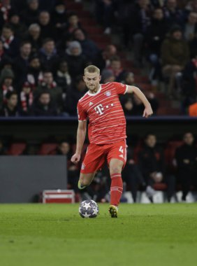 Uefa Şampiyonlar Ligi sırasında Fc Bayern Münih 'ten Matthijs de Ligt, Fc Bayern Münih ile Paris Saint-Germain arasında 08 Mart 2023 tarihinde Allianz Arena, Münih, Almanya Fotoğraf Ndrerim Kaceli - Fotoğraf: Nderim Kaceli / LiveMedi