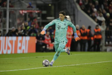Uefa Şampiyonlar Ligi sırasında Fc Bayern Münih 'ten Yann Sommer, Fc Bayern Münih ile Paris Saint-Germain arasında 08 Mart 2023' te Allianz Arena, Münih 'te oynanan futbol maçı, Almanya Fotoğrafı Ndrerim Kaceli - Fotoğraf: Nderim Kaceli / LiveMedi