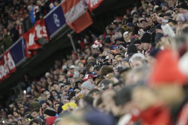 Bayern Monaco taraftarları Uefa Şampiyonlar Ligi, Fc Bayern Münih ve Paris Saint-Germain arasında 08 Mart 2023 tarihinde Allianz Arena, Münih, Almanya Fotoğraf: Ndrerim Kaceli - Fotoğraf: Nderim Kaceli / LiveMedi