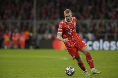 Uefa Şampiyonlar Ligi sırasında Fc Bayern Münih 'ten Matthijs de Ligt, Fc Bayern Münih ile Paris Saint-Germain arasında 08 Mart 2023 tarihinde Allianz Arena, Münih, Almanya Fotoğraf Ndrerim Kaceli - Fotoğraf: Nderim Kaceli / LiveMedi