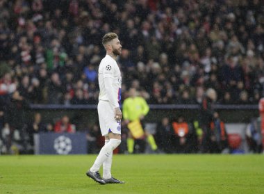 Uefa Şampiyonlar Ligi sırasında Fc Paris Saint-Germain 'den Sergio Ramos, Fc Bayern Münih ve Paris Saint-Germain arasında 08 Mart 2023 tarihinde Allianz Arena, Münih, Almanya Fotoğraf: Ndrerim Kaceli / LiveMedi
