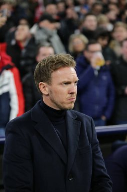 Julian Nagelsmann Uefa Şampiyonlar Ligi sırasında Fc Bayern Münih teknik direktörü, Fc Bayern Münih ile Paris Saint-Germain arasında 08 Mart 2023 tarihinde Allianz Arena, Münih, Almanya Fotoğraf Ndrerim Kaceli - Fotoğraf: Nderim Kaceli / LiveMedi