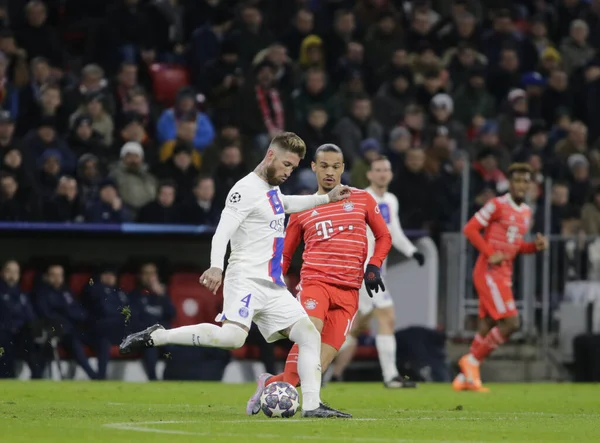 Uefa Şampiyonlar Ligi sırasında Fc Paris Saint-Germain 'den Sergio Ramos, Fc Bayern Münih ve Paris Saint-Germain arasında 08 Mart 2023 tarihinde Allianz Arena, Münih, Almanya Fotoğraf: Ndrerim Kaceli / LiveMedi