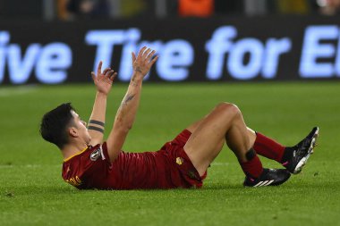 A.S. Roma takımından Paulo Dybala, 9 Mart 2023 'te Roma' daki Stadio Olimpico 'da A.S. Roma ile Real Sociedad de Futbol arasında oynanan UEFA Avrupa Ligi' nin 16. - Fotoğraf: Domenico Cippitelli / LiveMedi