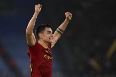 A.S. Roma takımından Paulo Dybala, 9 Mart 2023 'te Roma' daki Stadio Olimpico 'da A.S. Roma ile Real Sociedad de Futbol arasında oynanan UEFA Avrupa Ligi' nin 16. - Fotoğraf: Domenico Cippitelli / LiveMedi