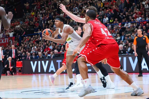 stock image Zac LeDay (BC Partizan Mozzart Bet)  during Basketball Euroleague Championship EA7 Emporio Armani Milano vs KK Partizan at the Forum of Assago in Milan, Italy, March 09, 2023 - Credit: Savino Paolell