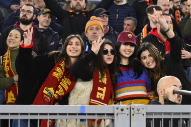 9 Mart 2023 'te Roma' daki Stadio Olimpico 'da A.S. Roma ve Real Sociedad de Futbol arasında oynanan UEFA Avrupa Ligi' nin 16. - Fotoğraf: Domenico Cippitelli / LiveMedi