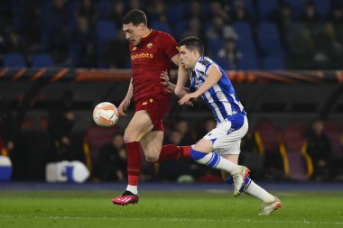 A.S. Roma takımından Andrea Belotti, 9 Mart 2023 'te Roma' daki Stadio Olimpico 'da A.S. Roma ile Real Sociedad de Futbol arasında oynanan UEFA Avrupa Ligi' nin 16. - Fotoğraf: Domenico Cippitelli / LiveMedi