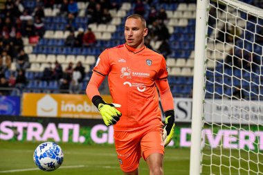 Cagliari Calcio takımından Boris Radunoviç İtalya 'nın başkenti Cagliari' de oynanan maçta Cagliari Calcio 'ya karşı Cagliari Calcio maçında, 10 Mart 2023 - Fotoğraf: Luigi Can