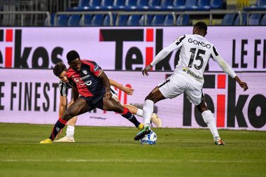 İtalya Serisi B maçında Cagliari Calcio 'dan Zito Andre Sebastiao Luvumbo, Cagliari, İtalya' daki Unipol Domus maçında Cagliari Calcio 'ya karşı Cagliari, İtalya - Fotoğraf: Luigi Can