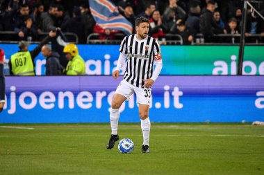 Ascoli Calcio takımından Eric Fernando Botteghin İtalya futbol takımı Serie B maçında Cagliari Calcio-Ascoli Calcio maçında Cagliari, İtalya 'daki Unipol Domus maçında, 10 Mart 2023 - Fotoğraf: Luigi Can