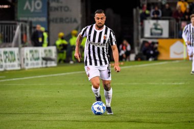 Ascoli Calcio takımından Marcello Falzerano İtalya 'nın başkenti Cagliari' de oynanan maçta Cagliari Calcio 'ya karşı Cagliari Calcio maçında, 10 Mart 2023 - Fotoğraf: Luigi Can