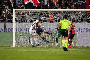 Cagliari Calcio takımından Gianluca Lapadula İtalya 'nın Cagliari, İtalya' daki Unipol Domus maçında Cagliari Calcio-Ascoli Calcio maçında, 10 Mart 2023 - Fotoğraf: Luigi Can