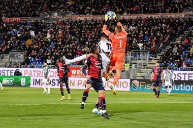 Cagliari Calcio takımından Boris Radunoviç İtalya 'nın başkenti Cagliari' de oynanan maçta Cagliari Calcio 'ya karşı Cagliari Calcio maçında, 10 Mart 2023 - Fotoğraf: Luigi Can