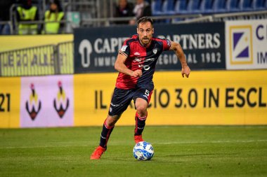 Cagliari Calcio takımından Marco Mancosu İtalya 'nın başkenti Cagliari' de oynanan maçta Cagliari Calcio 'ya karşı Cagliari Calcio maçında, 10 Mart 2023 - Fotoğraf: Luigi Can