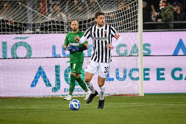 Eric Fernando Botteghin Ascoli Calcio Durante Partita Calcio Della Serie — Foto Stock