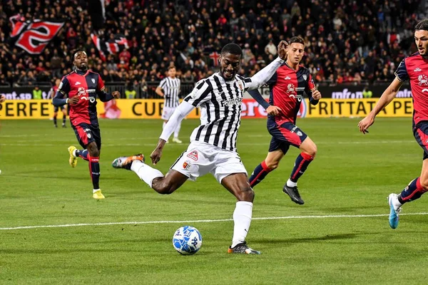 stock image Diomande Yann Cedric Gondo of Ascoli Calcio during Italian soccer Serie B match Cagliari Calcio vs Ascoli Calcio at the Unipol Domus in Cagliari, Italy, March 10, 2023 - Credit: Luigi Can