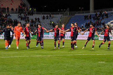 Cagliari Calcio takımı, Esultanza, Joy İtalya futbol takımı B serisi maçında Cagliari Calcio-Ascoli Calcio maçında Cagliari, İtalya 'daki Unipol Domus' ta, 10 Mart 2023 - Fotoğraf: Luigi Can