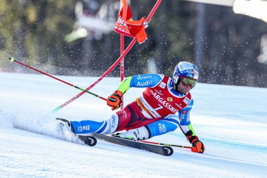 2023 Audi FIS Dünya Kayak Kupası 'nda PINTURAULT Alexis (FRA) - Kranjska Gora, Slovenya' daki Kranjska Gora 'da Erkekler Devi Slalom, 11 Mart 2023 - Fotoğraf: Luca Tedesch