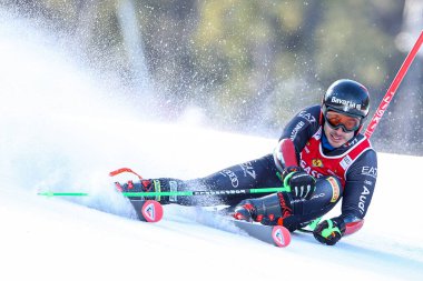 BORSOTTI Giovanni (ITA) 2023 Audi FIS Dünya Kayak Kupası - Kranjska Gora, Slovenya 'da Erkekler Devi Slalom, 11 Mart 2023 - Fotoğraf: Luca Tedesch