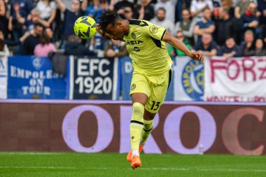 İtalya 'nın Empoli şehrindeki Carlo Castellani Stadyumu' nda oynanan Udinese FC maçında Udinese Udogie 'nin İtalya' daki Destiny Udogie maçının başkanı: Fabio Fagiolin