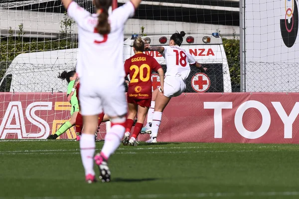 Martina Piemonte Milan Celebrates Scoring Semi Final Second Leg Coppa — Stock Photo, Image