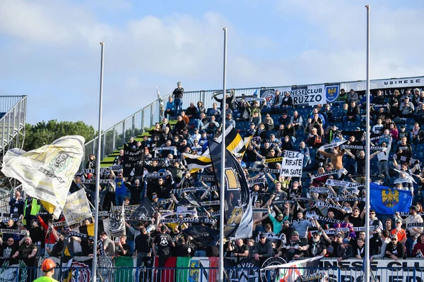 Udinese Supporters Tijdens Italiaanse Voetbal Serie Match Empoli Udinese Calcio — Stockfoto