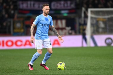 Manuel Lazzari (SS Lazio) İtalya 'nın Bologna şehrindeki Renato Dall' Ara Stadyumu 'nda Bologna FC maçında, 11 Mart 2023 - Fotoğraf: Gianluca Ricc