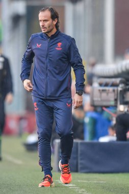 Alberto GIlardino (Ceneviz) İtalya futbol takımı Serie B maçında teknik direktör Cenova CFC ile Ternana Calcio arasında Cenova, İtalya 'daki Luigi Ferraris Stadyumu' nda oynanan karşılaşmada 12 Mart 2023 - Fotoğraf: Danilo Vig