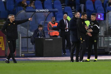 A.S. Roma takımından Salvatore Foti, Roma 'nın başkenti Roma' da düzenlenen Stadio Olimpico 'da 12 Mart 2023 tarihinde A.S. Roma ve ABD Sassuolo arasında düzenlenen Serie A Şampiyonası' nın 26. - Fotoğraf: Domenico Cippitelli / LiveMedi