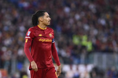 A.S. Roma 'dan Chris Smalling, Roma' nın başkenti Roma 'daki Stadio Olimpico' da 12 Mart 2023 tarihinde A.S. Roma ile ABD Sassuolo arasındaki Serie A Şampiyonası 'nın 26. gününde. - Fotoğraf: Domenico Cippitelli / LiveMedi
