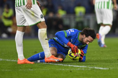 Serie A Şampiyonası 'nın 26' ncı gününde ABD 'li Andrea Consigli, 12 Mart 2023' te İtalya 'nın başkenti Roma' da düzenlenen Stadio Olimpico 'da A.S. Roma ve ABD Sassuolo karşı karşıya geldi. - Fotoğraf: Domenico Cippitelli / LiveMedi