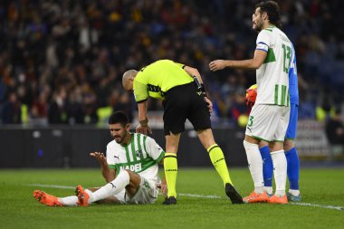 ABD 'li Martin Erliç, Serie A Şampiyonası' nın 26 'ncı gününde, 12 Mart 2023' te İtalya 'nın başkenti Roma' da düzenlenen Stadio Olimpico 'da A.S. Roma-ABD Sassuolo maçında sakatlandı. - Fotoğraf: Domenico Cippitelli / LiveMedi