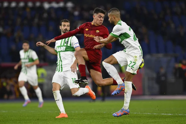 stock image Paulo Dybala of A.S. Roma during the 26th day of the Serie A Championship between A.S. Roma vs U.S. Sassuolo on March 12, 2023 at the Stadio Olimpico, Rome, Italy. - Credit: Domenico Cippitelli/LiveMedi