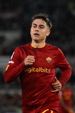 Paulo Dybala (AS Roma) İtalya Futbol Şampiyonası Ligi 'nde 12 Mart 2023' te Roma Olimpiyat Stadyumu 'nda AS Roma ve US Sassuolo arasında oynanan 2022 / 2023 karşılaşmasında. - Fotoğraf: Fabrizio Corradetti / LiveMedi
