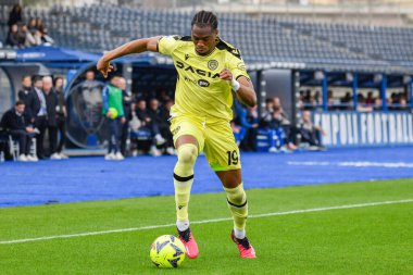 Udinese 'den Kingsley Ehizibue İtalya' nın başkenti Empoli 'deki Carlo Castellani Stadyumu' nda oynanan Udinese FC maçında, 11 Mart 2023 - Fabio Fagiolin