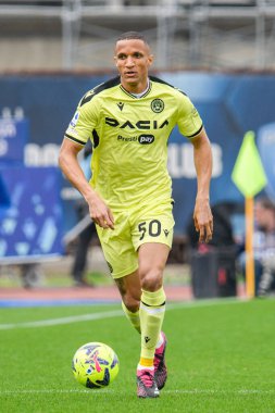 Udinese 'den Rodrigo Becao İtalya' nın başkenti Empoli 'deki Carlo Castellani stadyumunda oynanan Udinese Calcio maçında, 11 Mart 2023 - Fotoğraf: Fabio Fagiolin